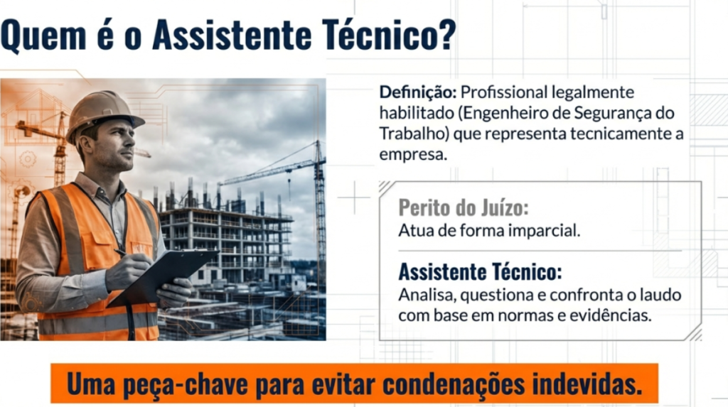 Quem é o assistente técnico em uma perícia