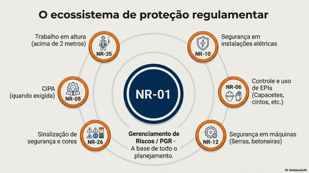 normas regulamentadoras segurança do trabalho construção civil