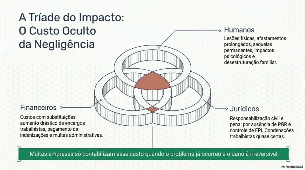 impactos dos acidentes de trabalho empresa e trabalhador